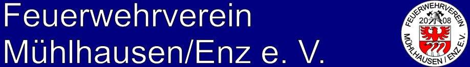 Wappen des Feuerwehrverein M�hlhausen/Enz e.V.